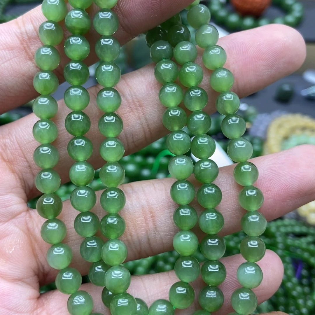 和田玉（碧玉）未镶嵌项链