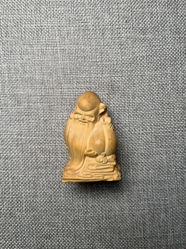 黄杨木寿仙小摆件