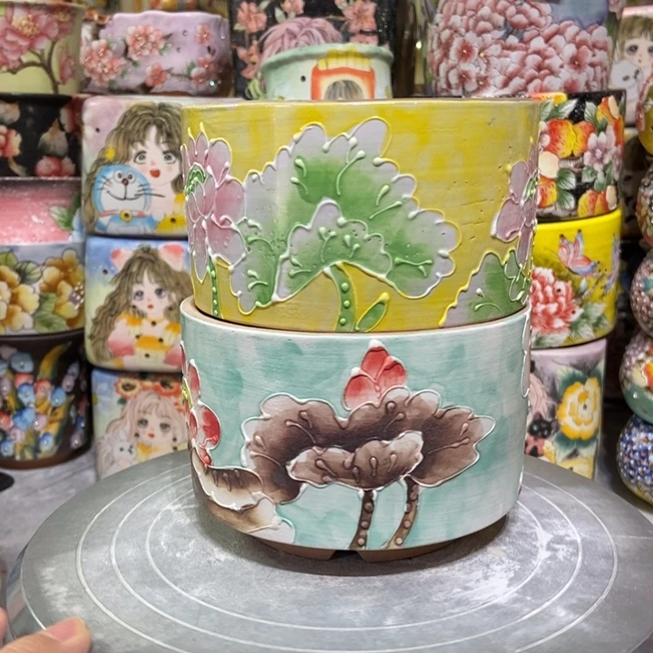 景德镇艺术手绘作品