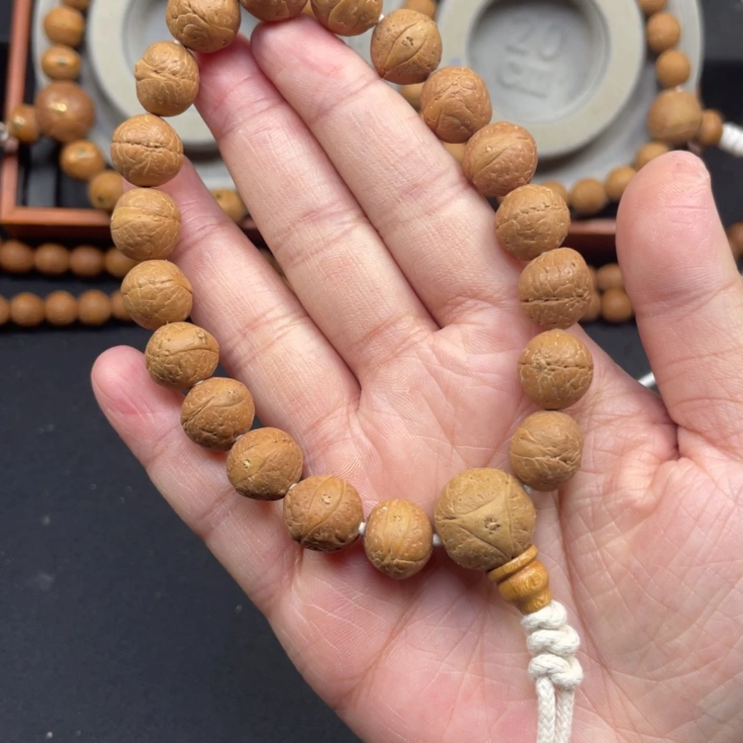 手串凤眼菩提L47-K03凤眼菩提小12+同树黄皮