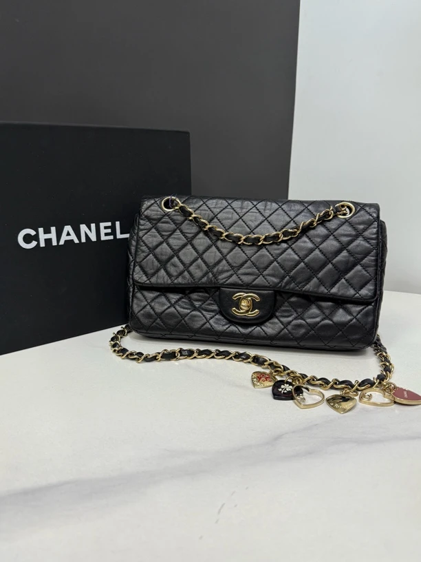 95新 Chanel/香奈儿 情人节系列Cf链条包13开25cm/HK50010114