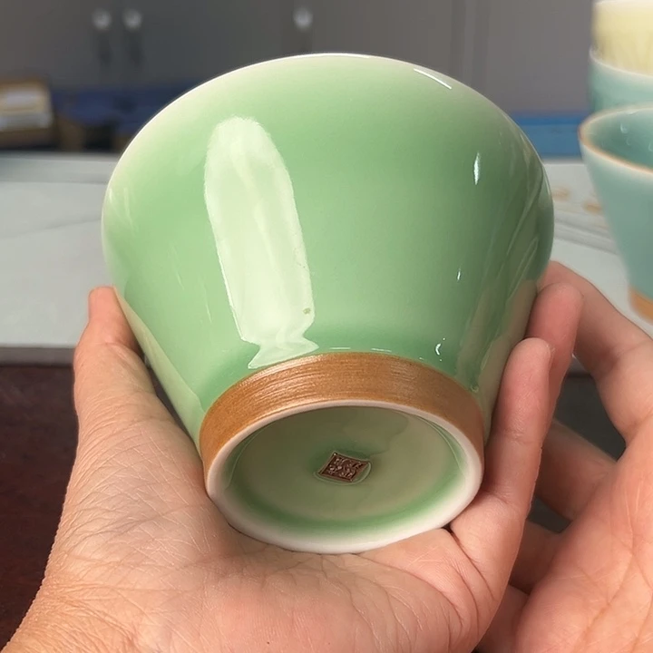云间青瓷龙泉小米茶器