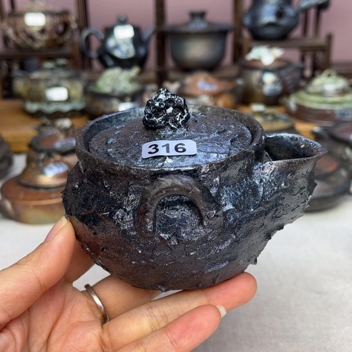 壶裸柴烧陶瓷茶具