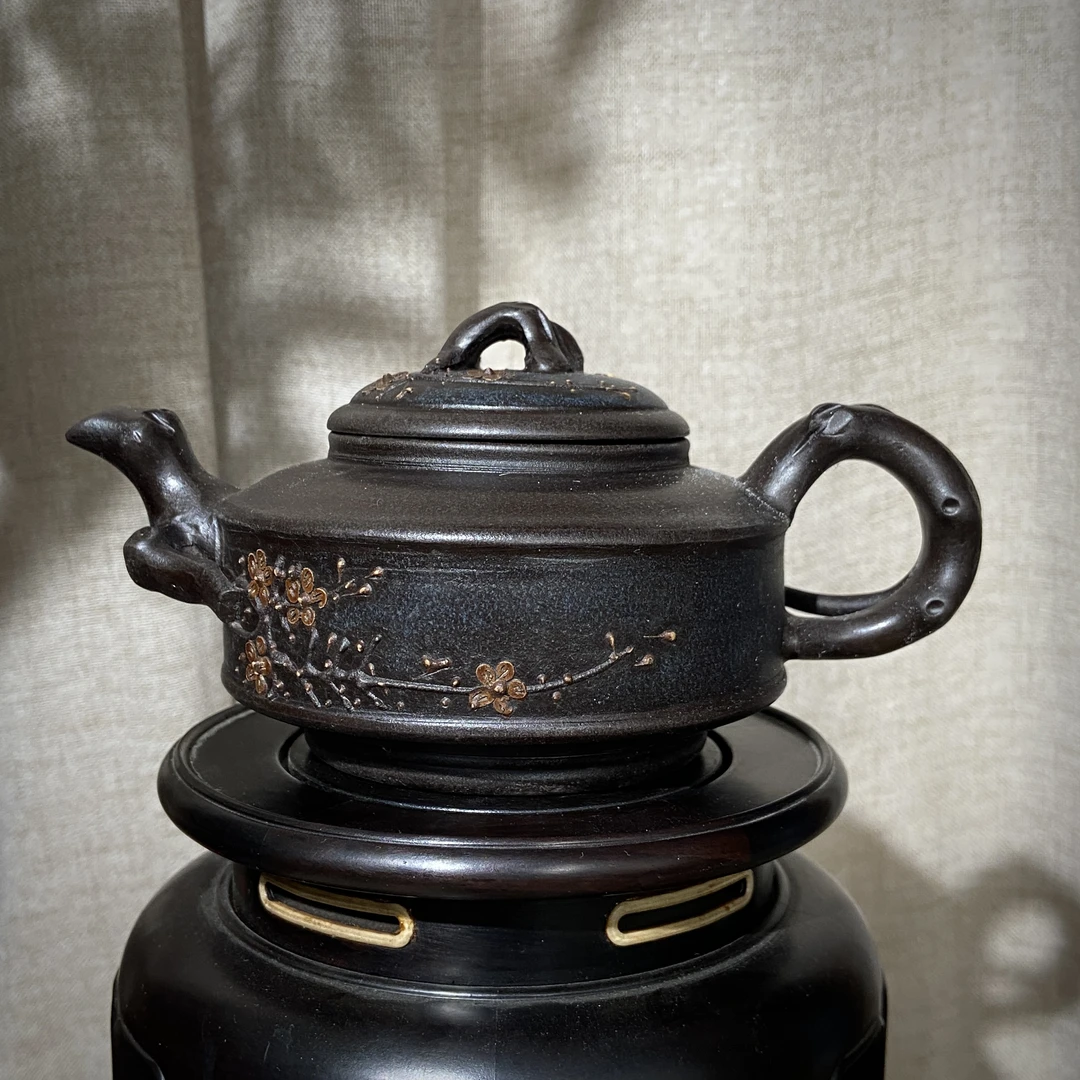 宜兴手工紫砂陶 茶壶GS3297-7