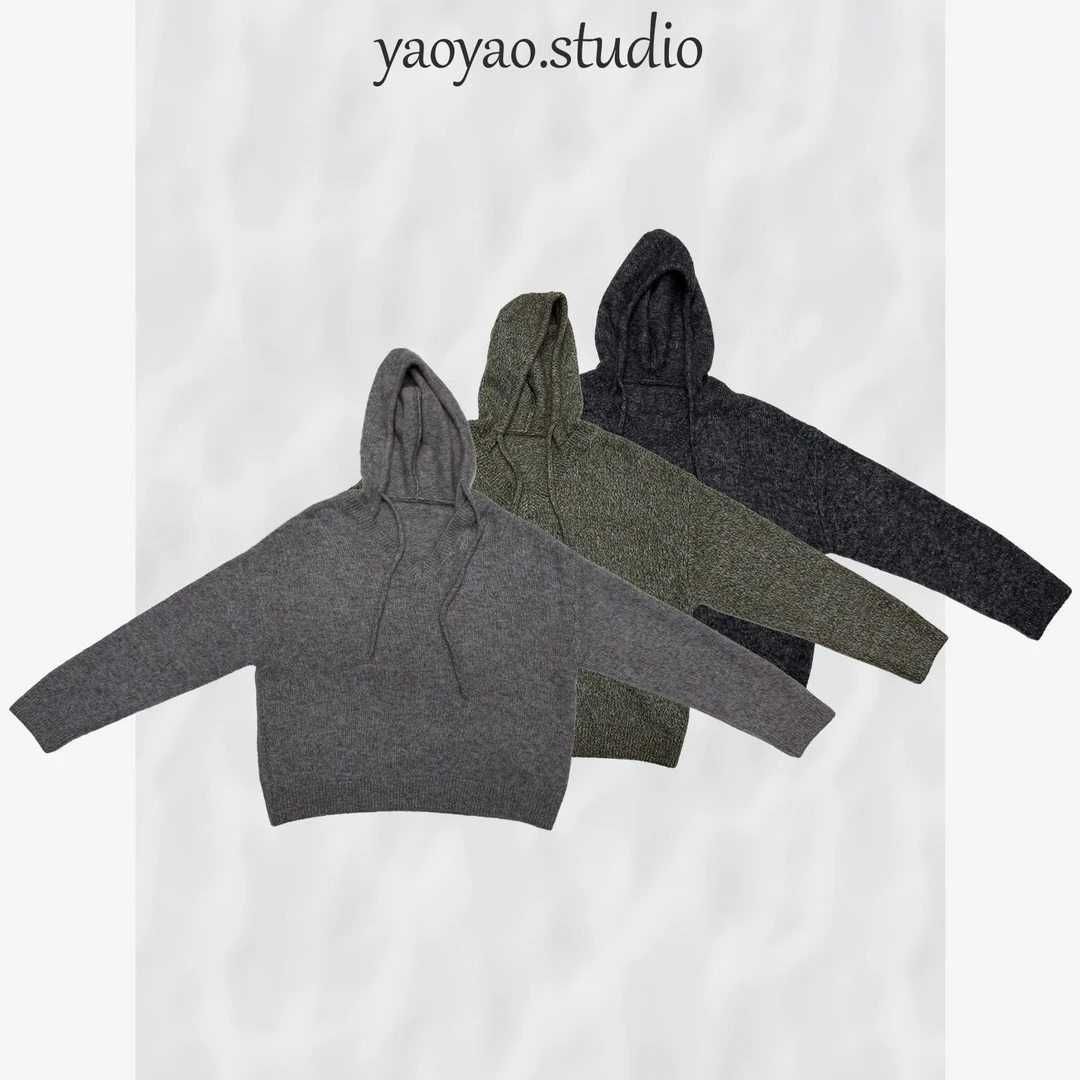 【瑶瑶】秋冬新款上新时尚休闲百搭减龄羊毛针织衫YY13014