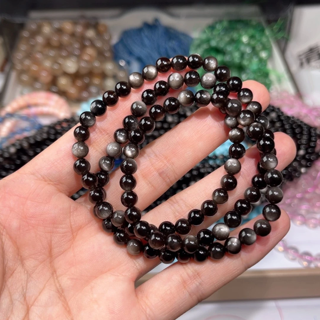 水晶手链未镶嵌银耀023