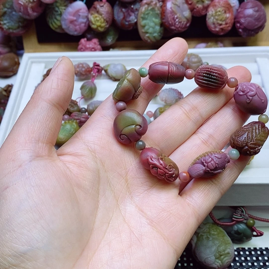玛瑙/玉髓盐源玛瑙手链未镶嵌