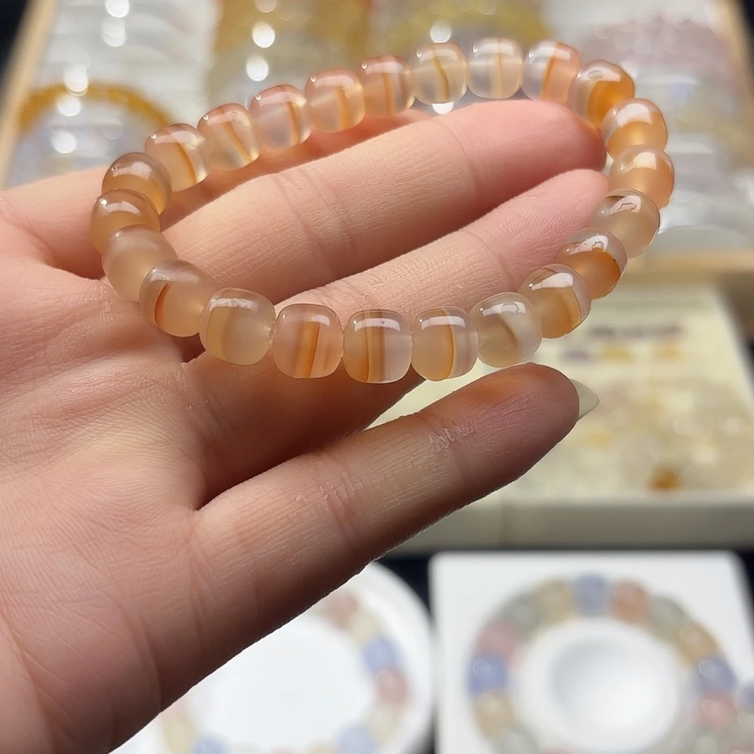 玛瑙/玉髓未镶嵌手链