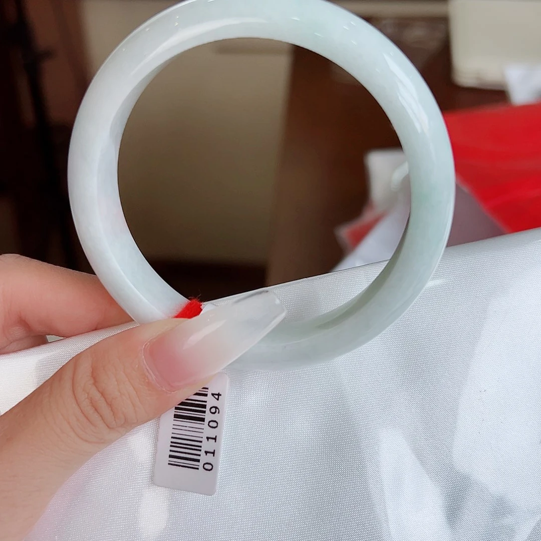 翡翠手镯未镶嵌天然缅甸翡翠A货11094