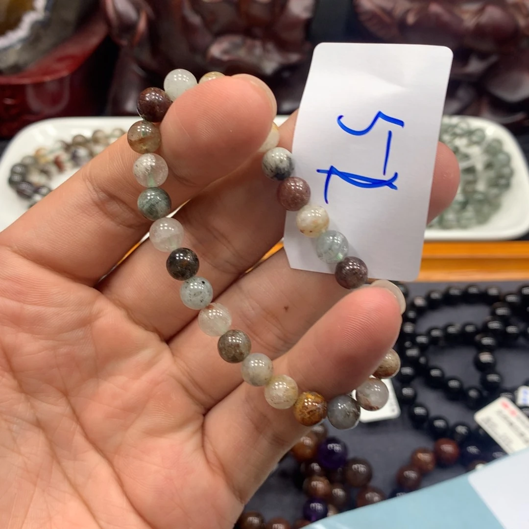 水晶手串未镶嵌天然