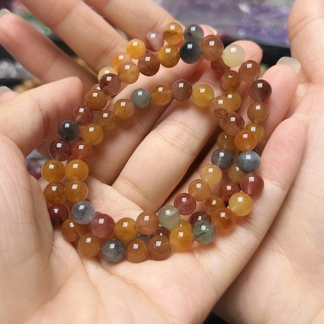 未镶嵌手链水晶多样性发一