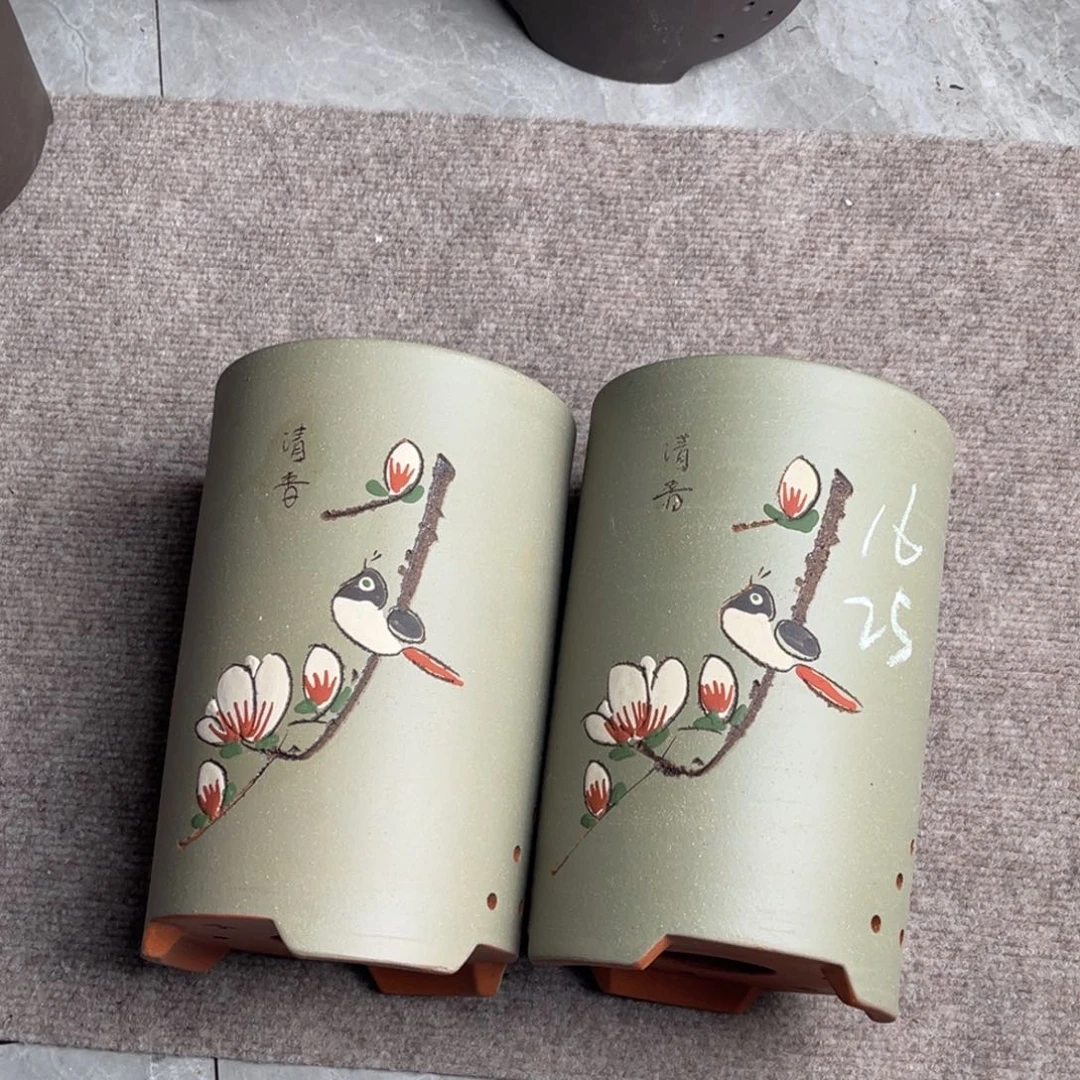 精品宜兴紫砂兰花盆