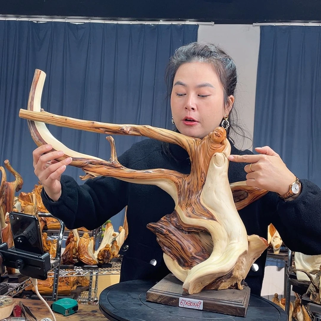 柏木（崖柏）随型艺术根雕