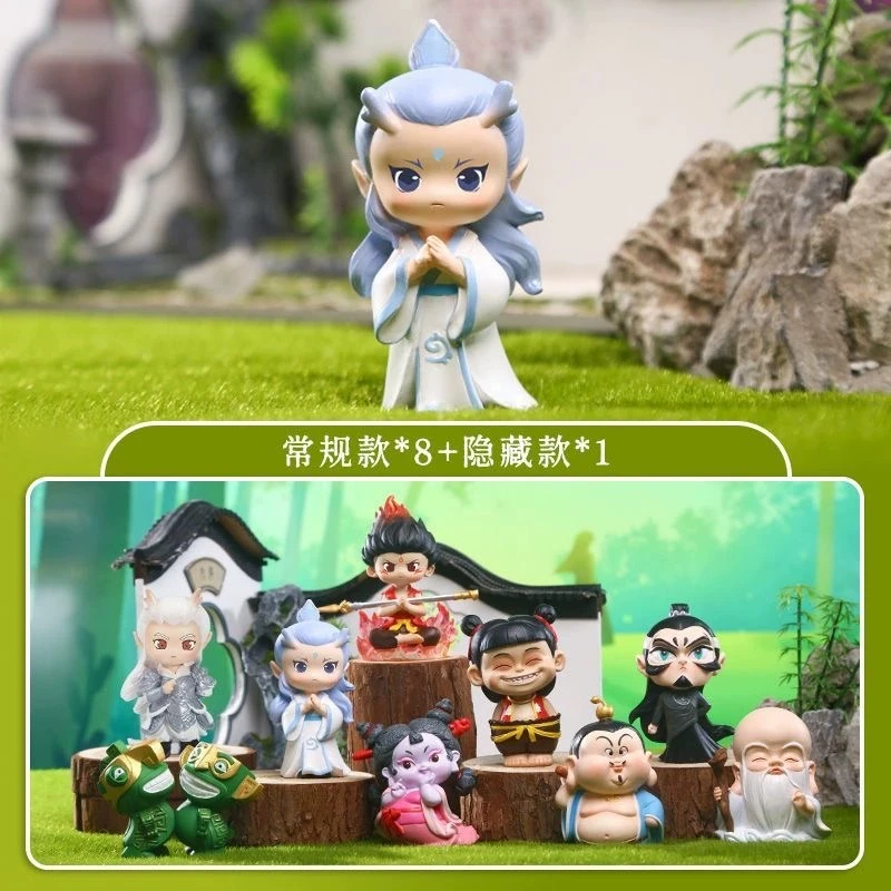 【闪电潮玩】哪吒魔童闹海之魔娃崛起盲盒玩具手办创意摆件礼物