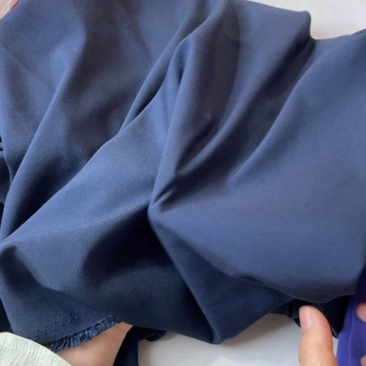 天丝（莱赛尔纤维）深藏蓝棉麻3米