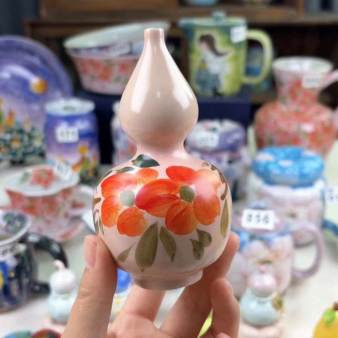 景德镇手绘高温釉下彩陶瓷茶具