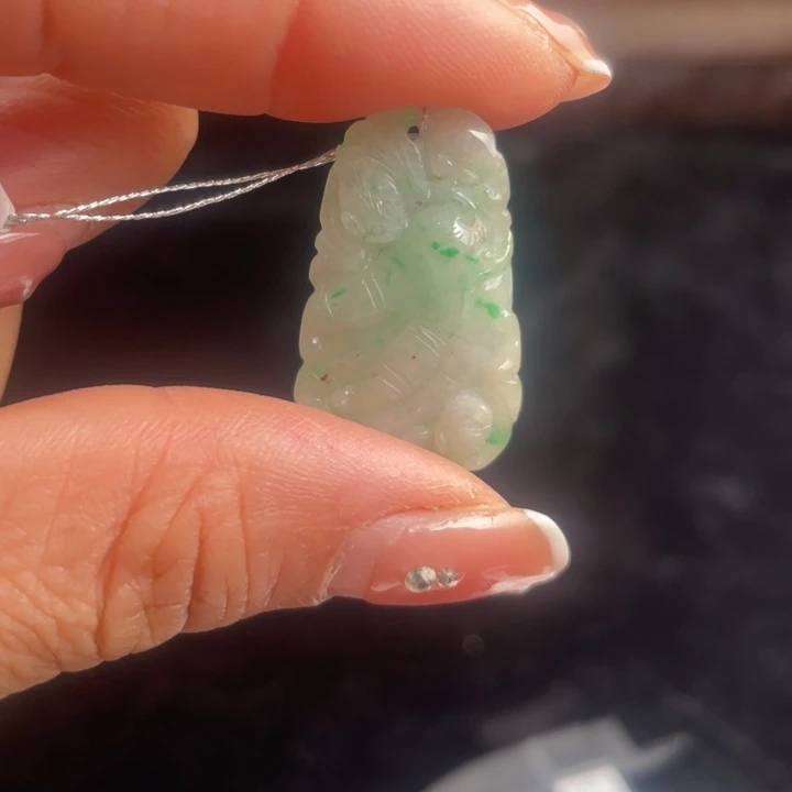未镶嵌挂件翡翠挂件
