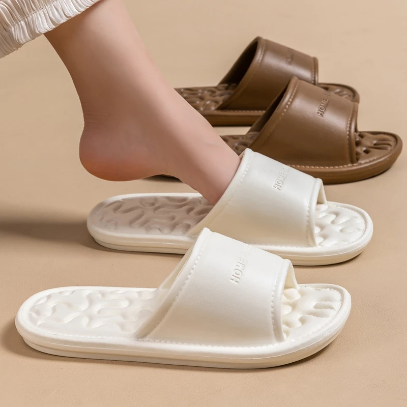 踩屎感浴室拖鞋女夏家用洗澡防滑情侣软底家居凉拖男洗浴酒店宾馆