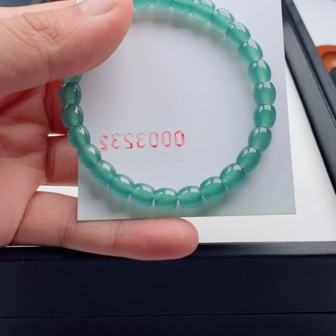翡翠未镶嵌手链纯天然翡翠手串