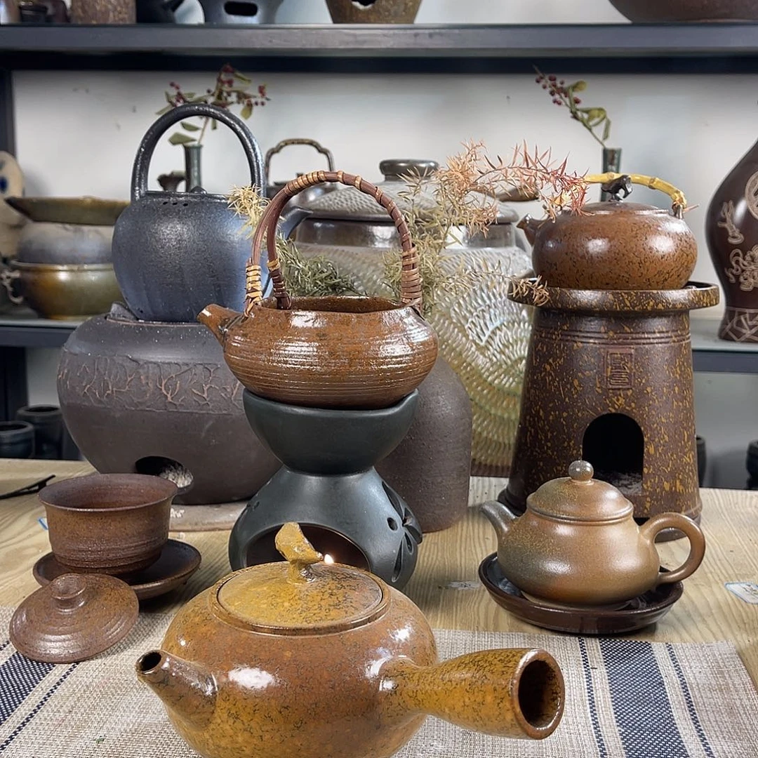 紫砂粗陶实用砂锅