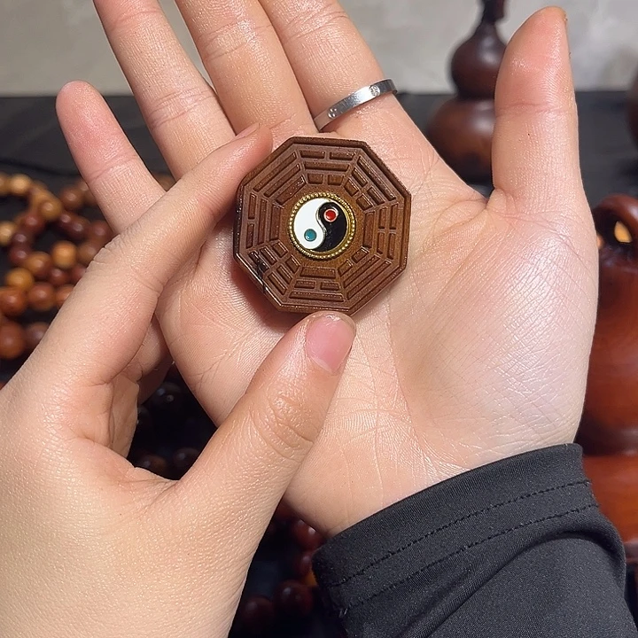 枣木雷击枣木八卦脖挂