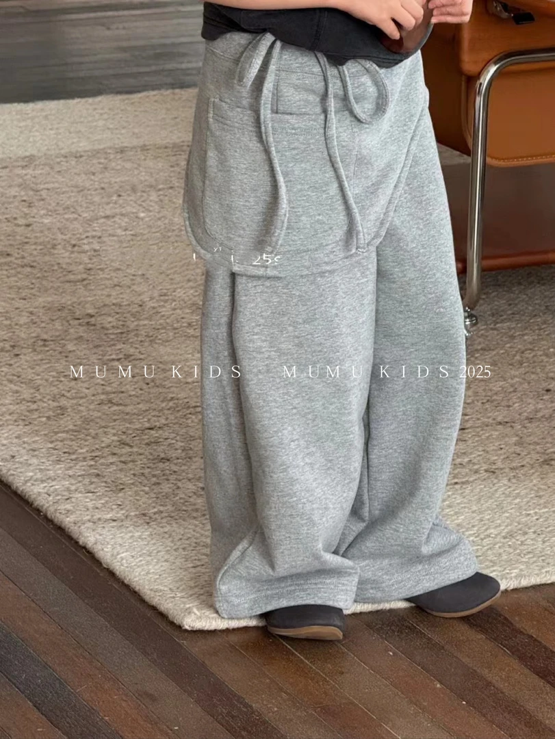 2025  春夏屁帘卫裤  脚口可束脚110-150