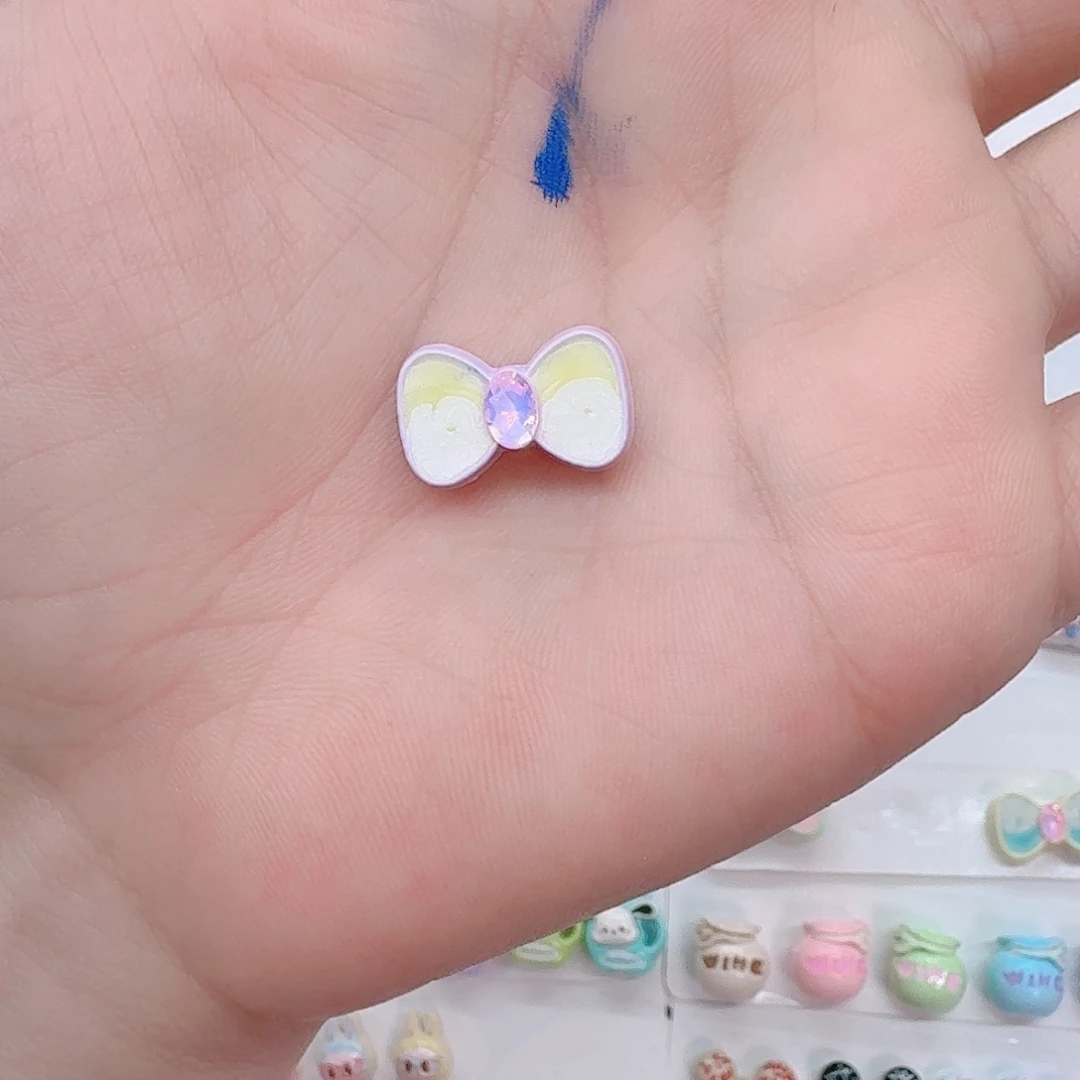 锌合金100 个蝴蝶结带钻