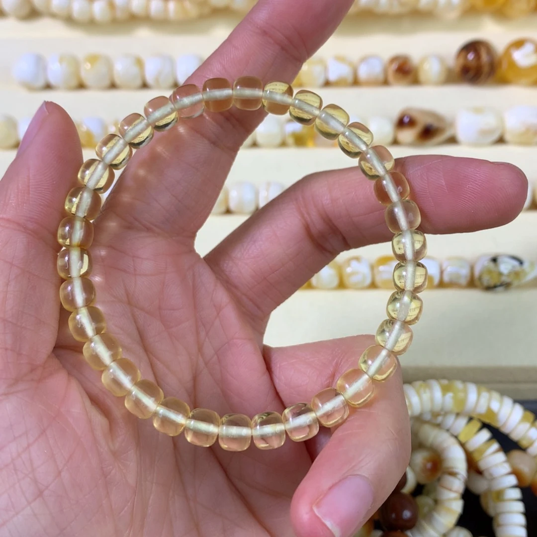 琥珀裸石未镶嵌繁***世6毫米