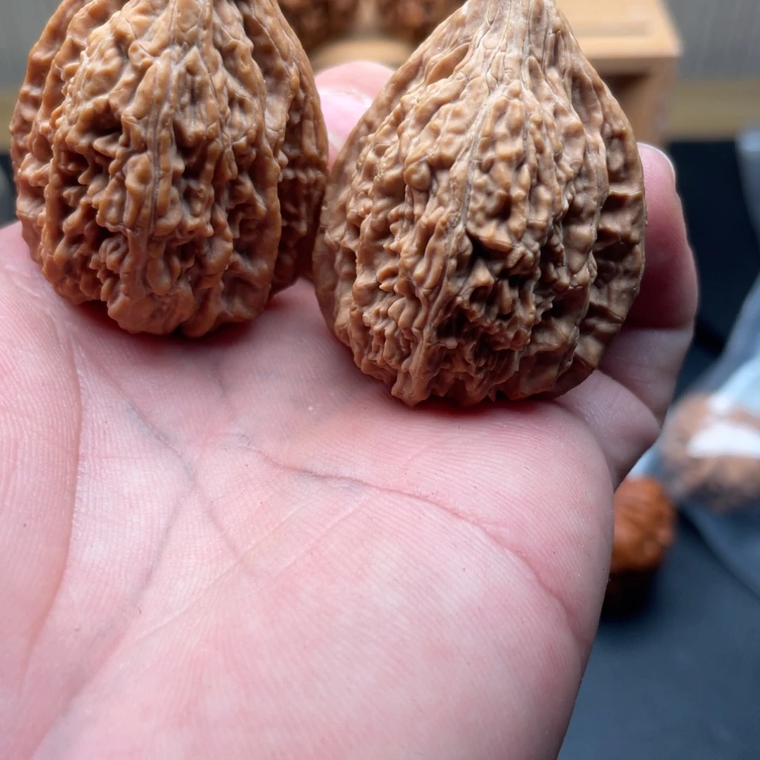 吊坠文玩核桃塔尖高42