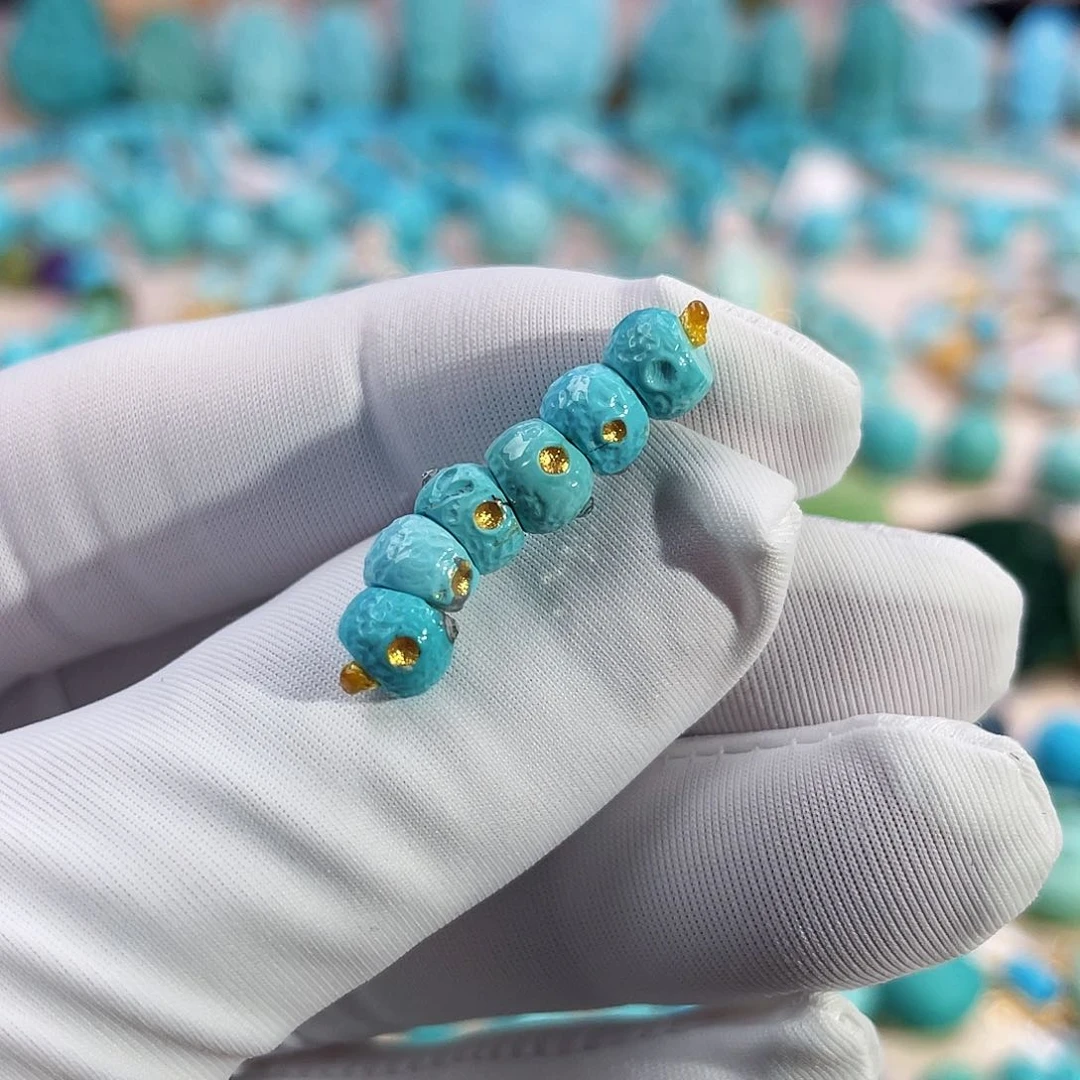 绿松石珠宝奇石未镶嵌