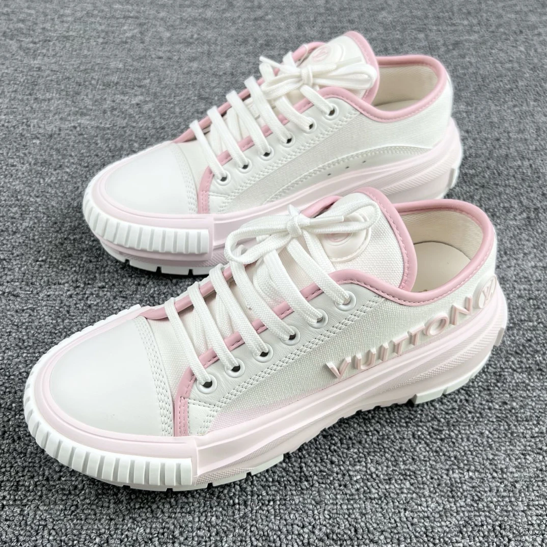 99新 LouisVuitton/路易威登 35.5码 粉色squad板鞋 99新 / 6275