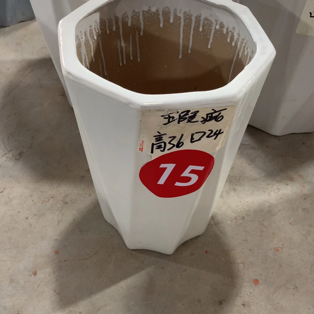 微瑕高温陶瓷花盆