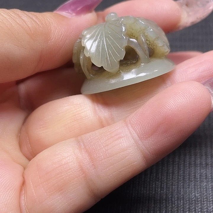 一***者和田玉未镶嵌挂件