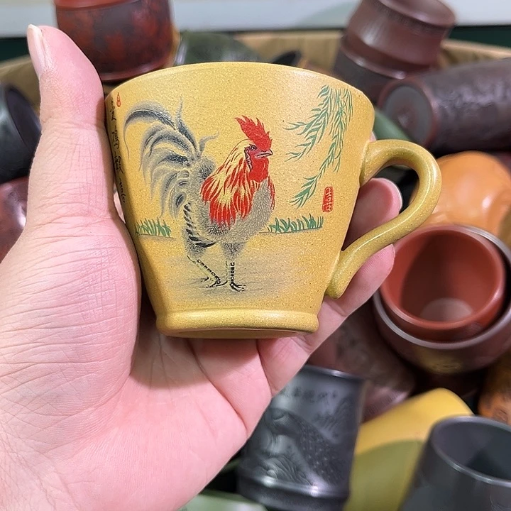 茶杯紫砂全手工紫砂主人杯