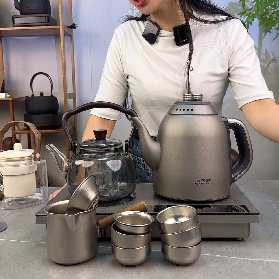 哆***乐微可道纯钛煮茶器