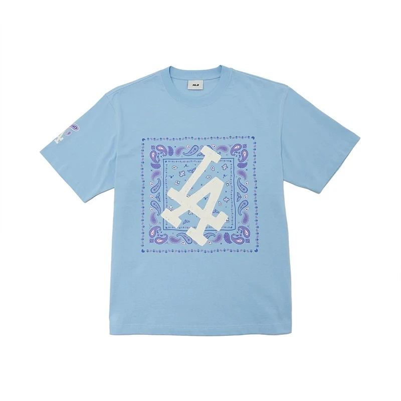 MLB腰果花满印男女同款短袖