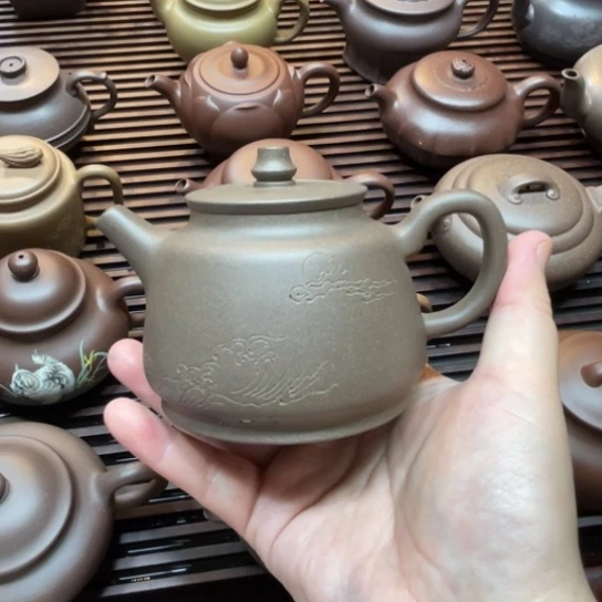 野***望紫砂茶壶宜兴紫砂壶
