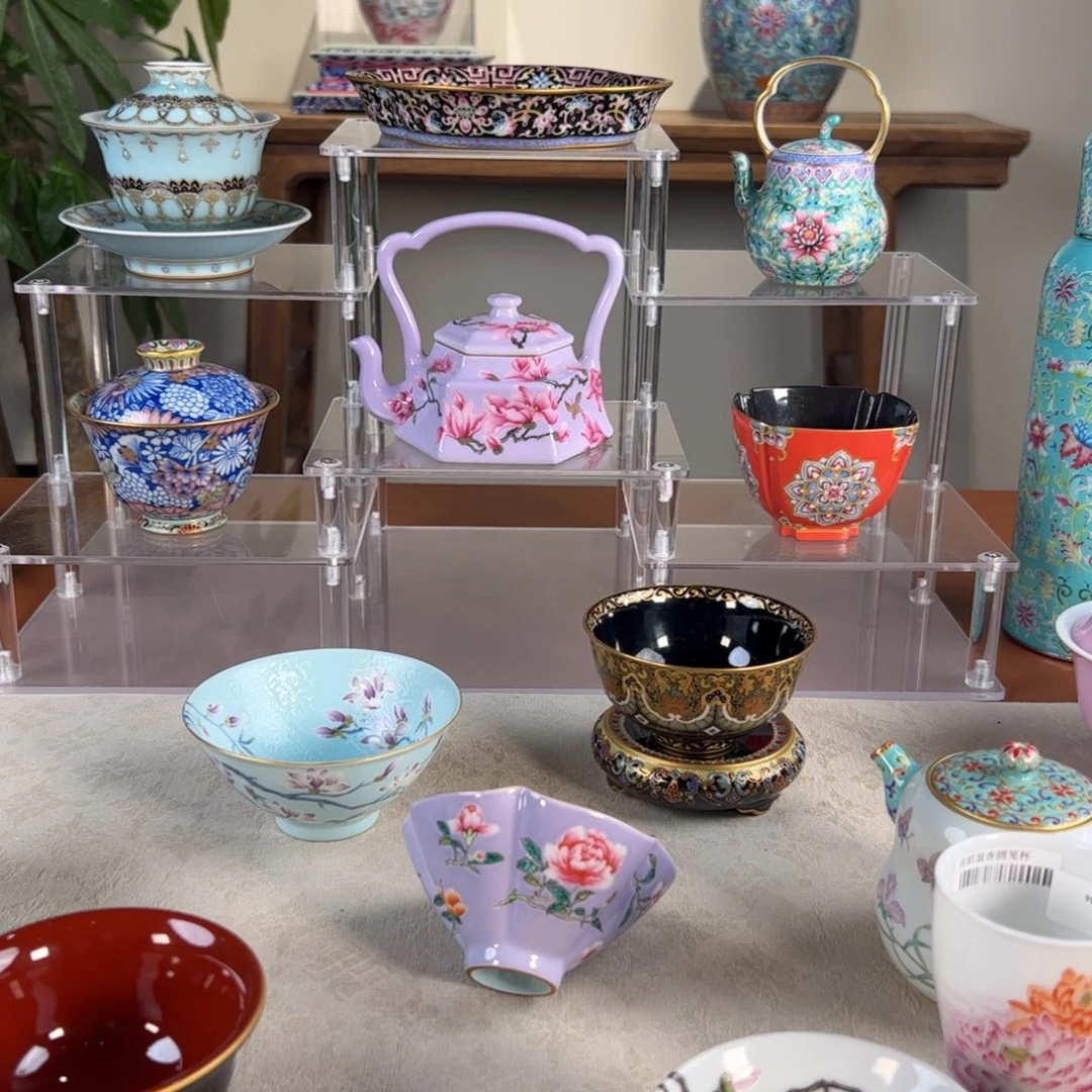 暮*纯手工手绘 高端茶器