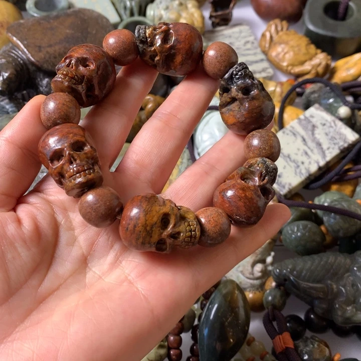 岫岩河磨玉（透闪石质玉）未镶嵌笔搁