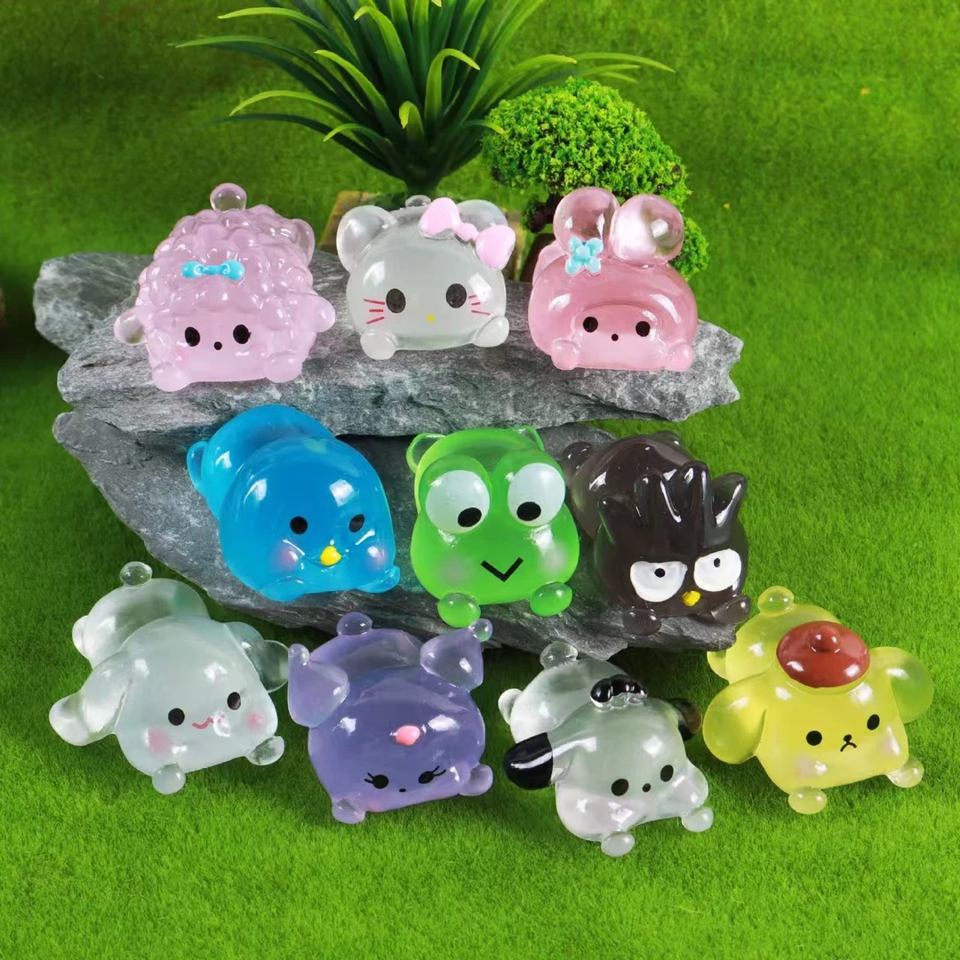 网红树脂夜光三丽鸥摆件