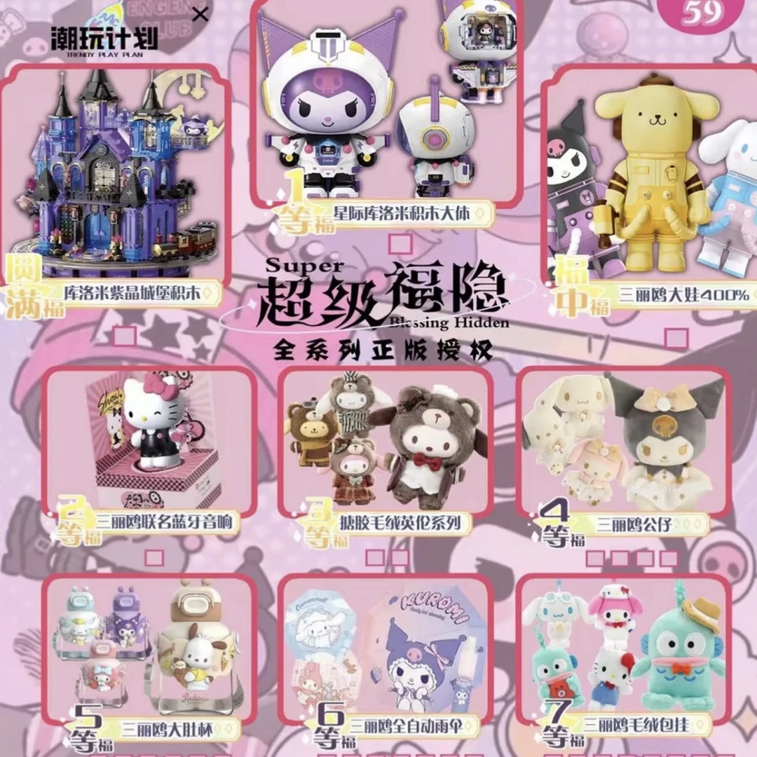 【平拆/转盘】潮玩计划三丽鸥联名超级福隐