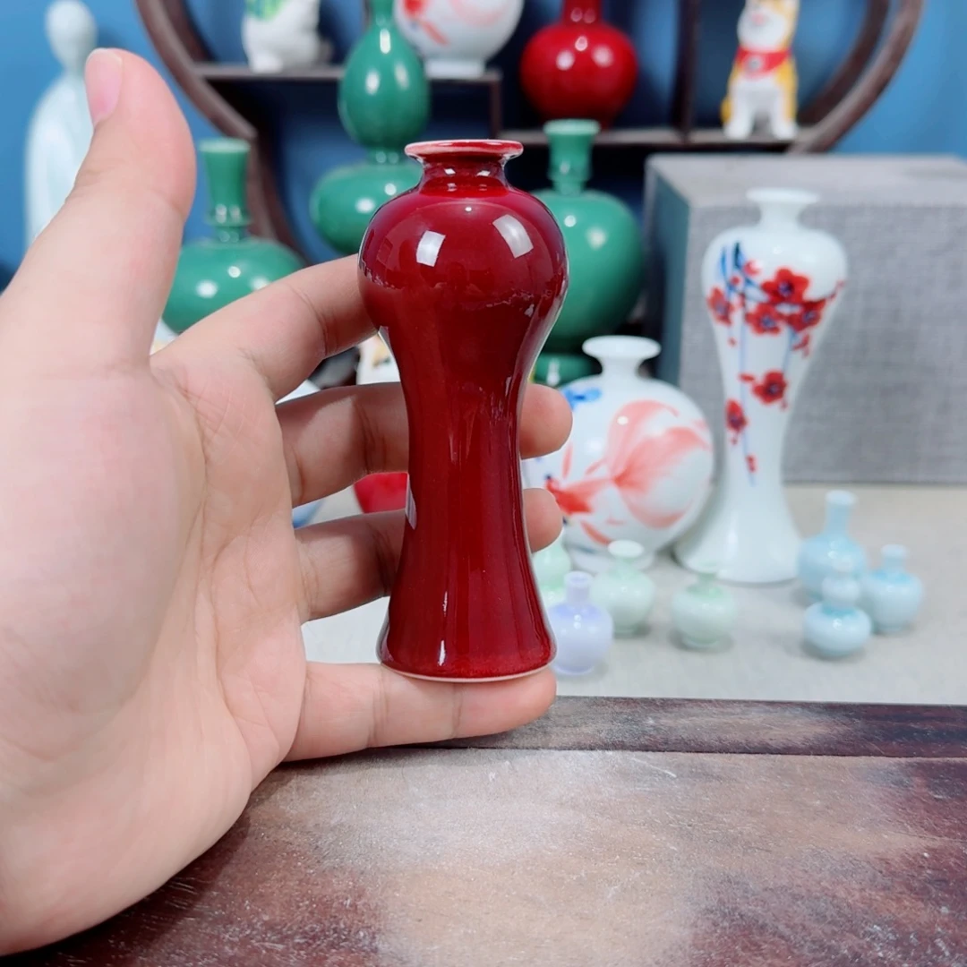 陶瓷手工小花器摆件