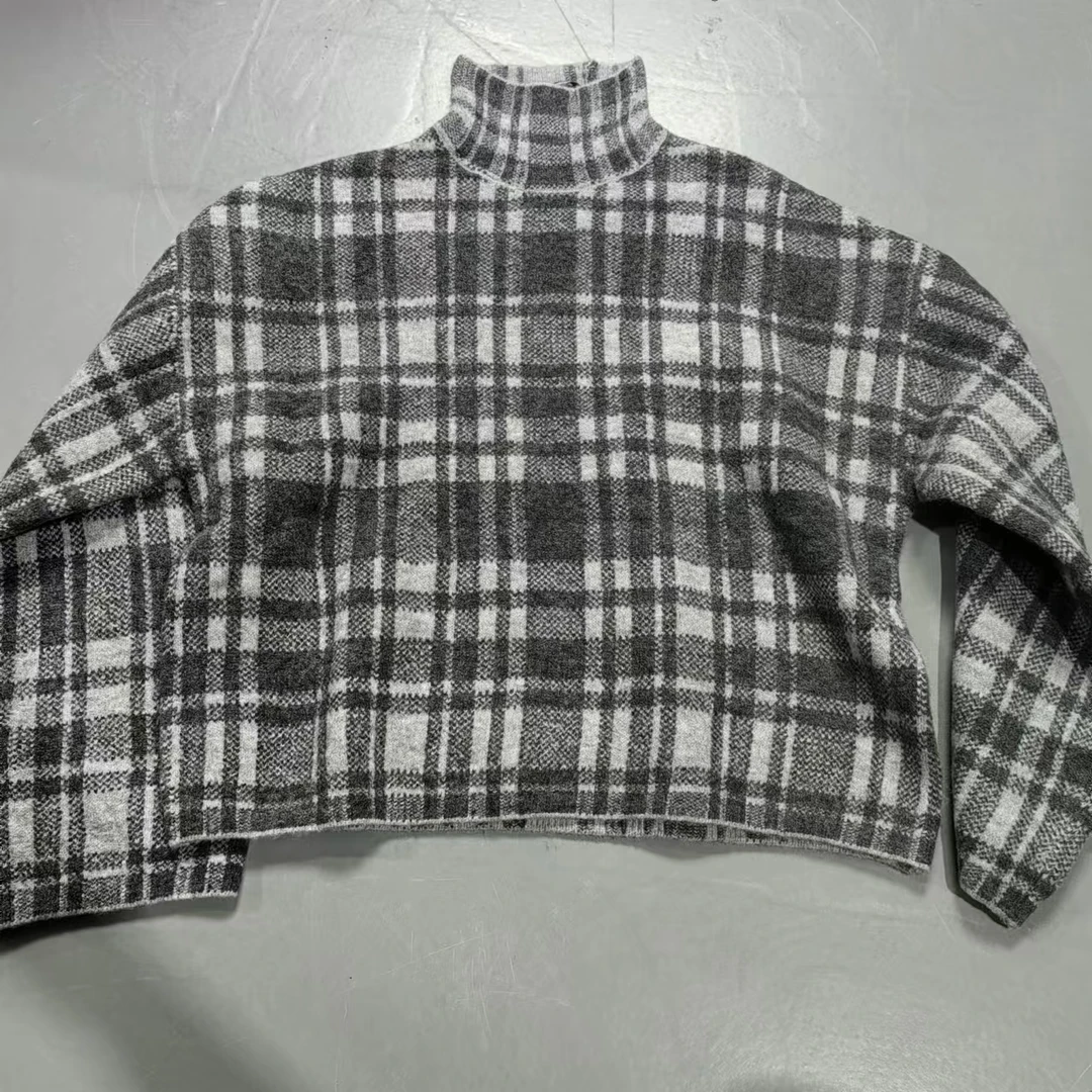 【南油玲姐】灰色针织衫MY793