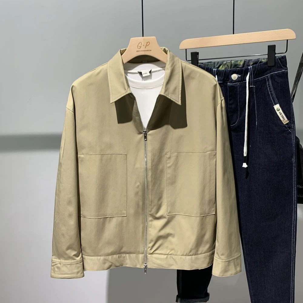 10春秋韩潮外套男时尚流行男士夹克连帽短款休闲潮流衣服潮