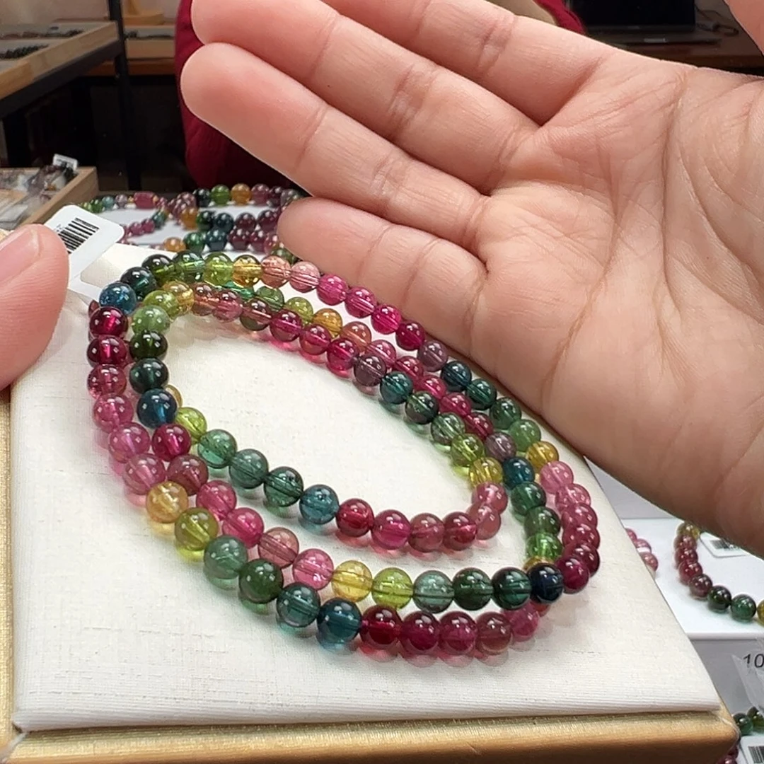 碧玺未镶嵌手串5.4mmmmmmmmm