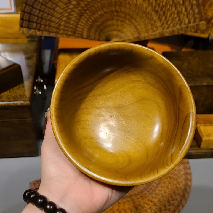 楠木小叶桢楠金丝楠木碗