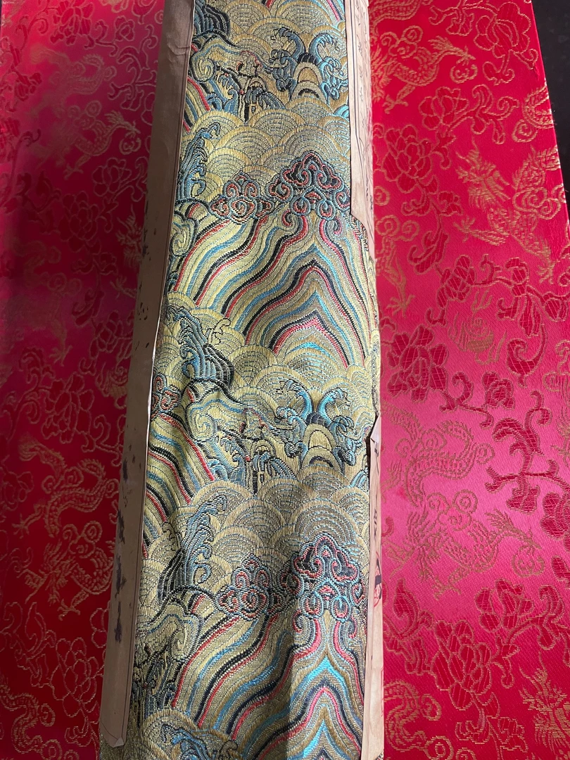 启布包四条屏精美装饰画