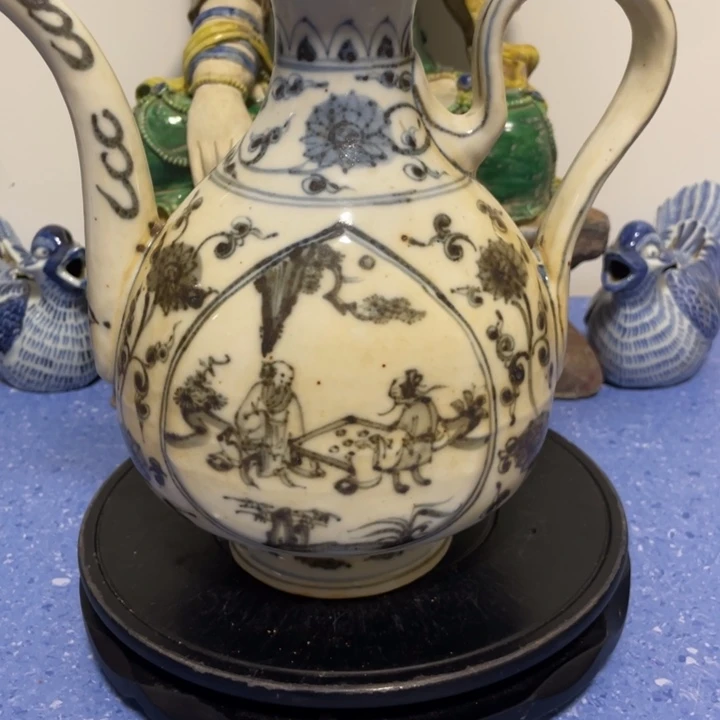嘉***海当代青花瓷器摆件