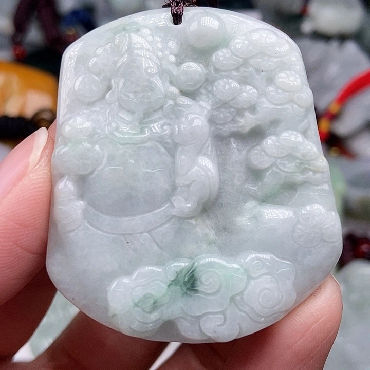 未镶嵌挂件翡翠翡翠