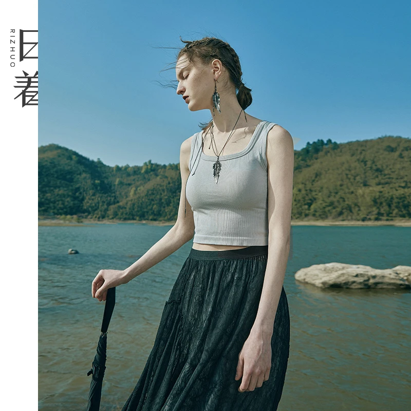 日着2025夏季新款带胸垫打底小背心百搭薄款可外穿内搭女RD2799T4